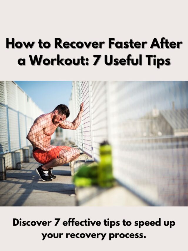 How to recover faster after a workout