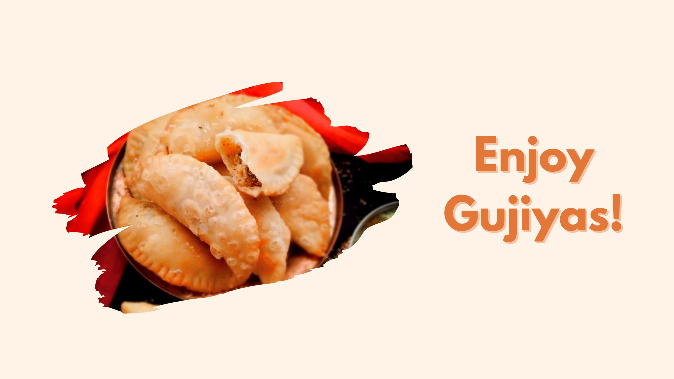 Gujiya ka aanand le | an image titled: enjoy Gujiyas