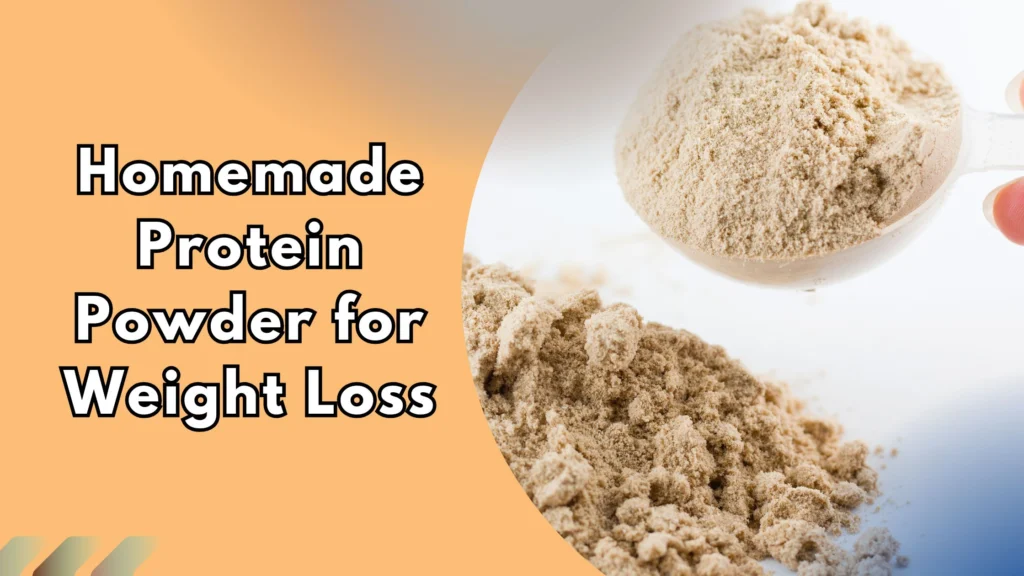 Make your own protein powder to support healthy weight loss naturally.