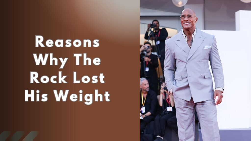Dwayne “The Rock” Johnson shows slimmer physique in a grey suit