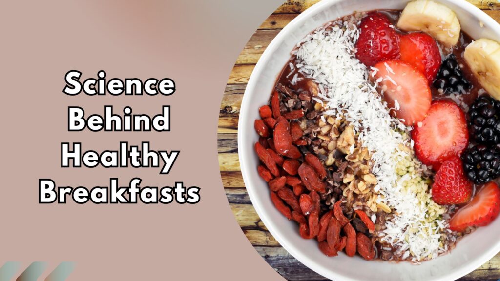 Colorful healthy breakfast bowl with fruits, nuts, and seeds.