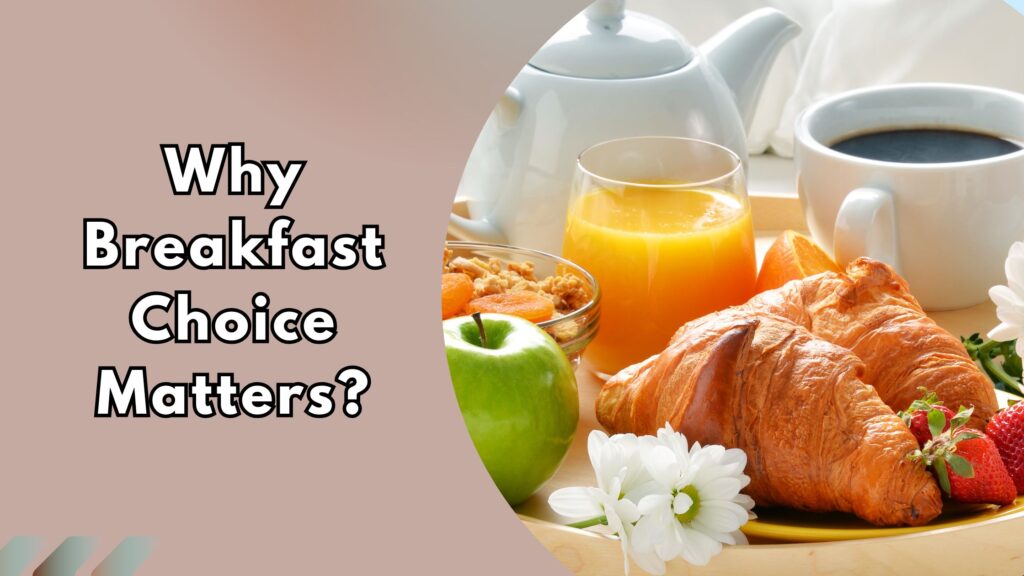Balanced breakfast picture with fruits and coffee