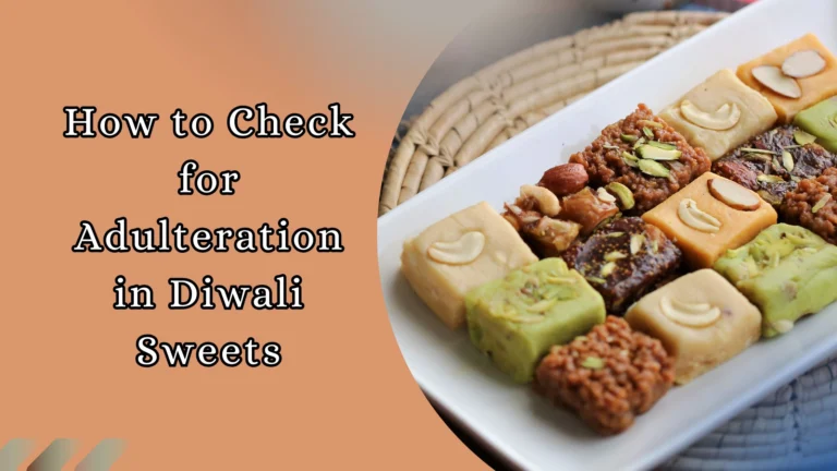 Tips to check adulteration in Diwali sweets at home.