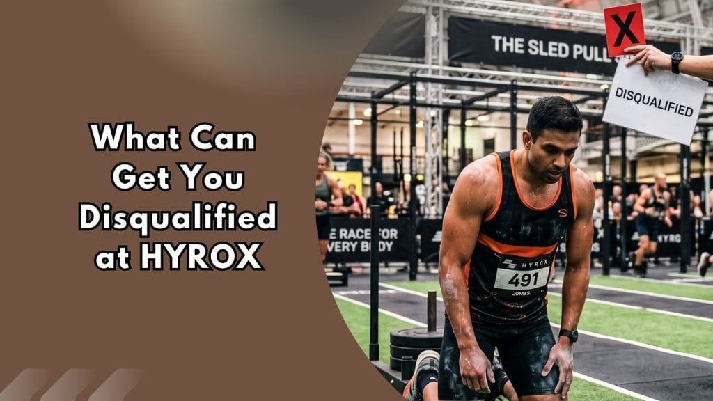 What-can-get-you-disqualified-at-Hyrox What can get you disqualified at HYROX: DQ sign at sled pull station