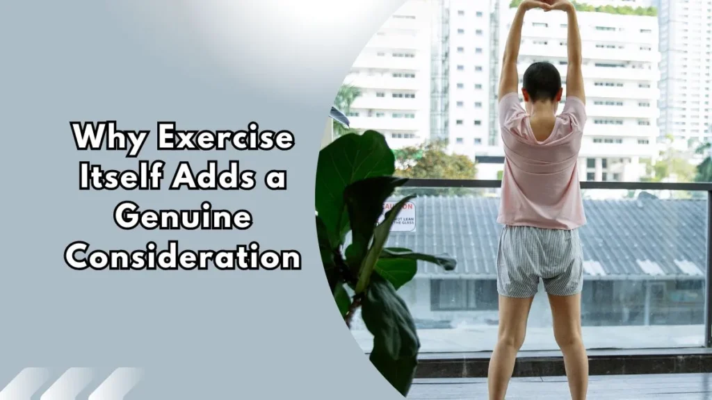 Why-Exercise-Itself-adds-a-Genuine-Consideration Person stretching indoors near a window, illustrating exercise and respiratory considerations during flu season